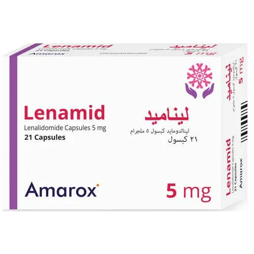 imgi_49_image Lenamid 5 mg Lenalidomide Capsules 21 Count - الصورة 1