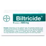 Biltricide 600 mg Tablet 4pcs