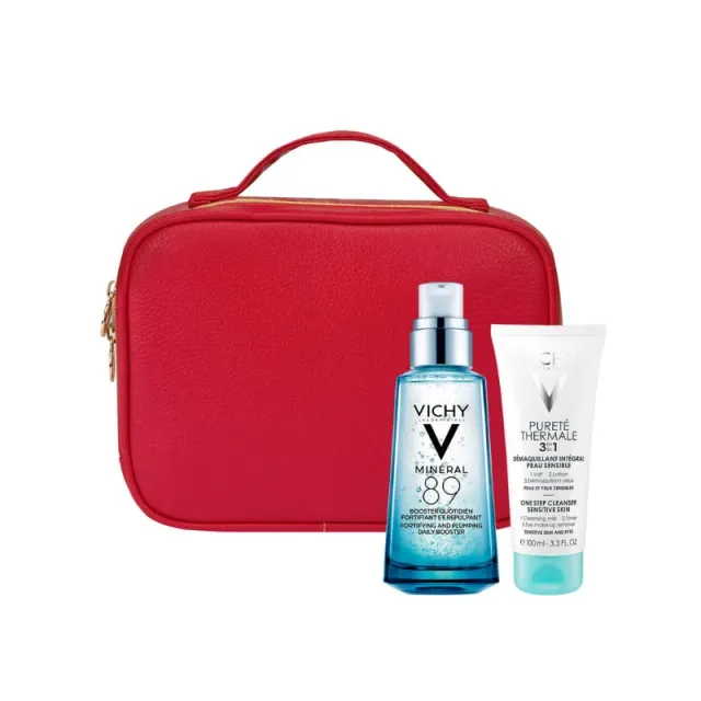 imgi_54_5201100607051.jpg Vichy SET Mineral 89 Booster 50ml & GIFT Purete Thermale One Step Cleanser 3in 100ml - Image 1