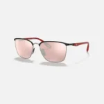 Ray-Ban Unisex Scuderia Ferrari collection sunglasses Silver - Image 2
