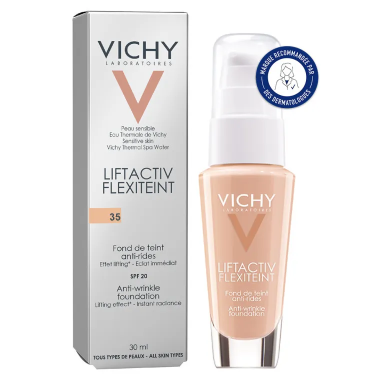 imgi_63_3337871321574 Vichy Liftactiv Flexiteint Anti-Wrinkle Foundation n°35 Sand 30 ml - Image 1