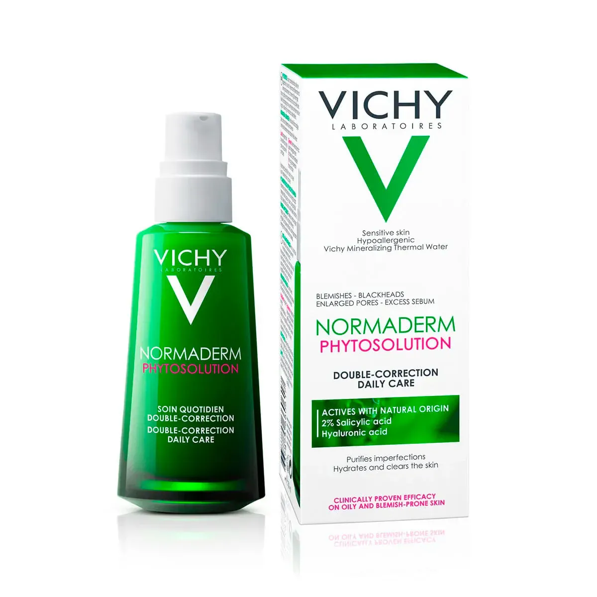 imgi_65_3337875660617_02 Vichy Normaderm PhytoAction Acne Control Moisturizer with Salicylic Acid 50ml - الصورة 1