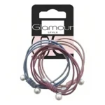 Glamour Studio Glamor Rubber band with pearls , 414499