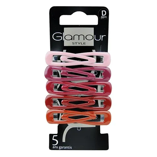 imgi_6_Glamour-Studio-Hair-Clip-Set-Multicolour-000511 Glamour Studio Hair Clip Set Multicolor ,000511 - الصورة 1
