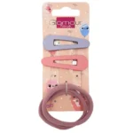 Glamour Studio set of elastics + cufflinks 4pcs, 417620