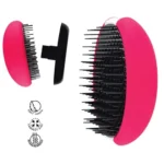 Intervion Detangling hairbrush compact size soft touch, 415842