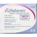 Halaven 0.44 mg/mL eribulin solution vial 2 mL