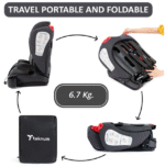 Teknum Pack And Go Foldable Car Seat , Grey - Image 2