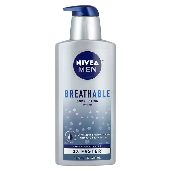 imgi_81_10 Nivea, Men, Breathable Body Lotion, 13.5 fl oz (400 ml) - الصورة 1