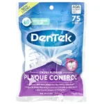 DenTek, Cross Flosser, Plaque Control, Mouthwash Blast, 75 Floss Picks