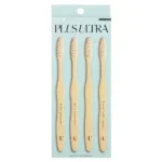 Plus Ultra, Bamboo Toothbrushes, Adult, Soft, 4 Pack