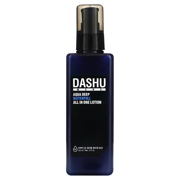 imgi_81_11 Dashu, Mens, Aqua Deep Waterfull All In One Lotion, 5.17 fl oz (153 ml) - الصورة 1