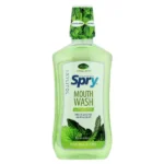 Xlear, Spry® Mouth Wash, Healing Blend, Alcohol-Free, Natural Herbal Mint, 16 fl oz (473 ml)