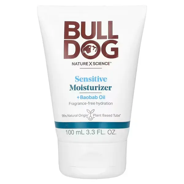 imgi_81_22 Bulldog Skincare For Men, Sensitive Moisturizer, Fragrance Free, 3.3 fl oz (100 ml) - Image 1