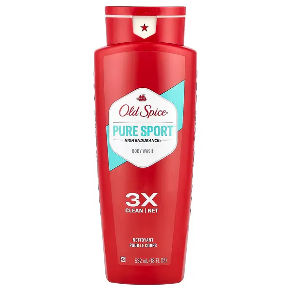 imgi_81_24 Old Spice, Pure Sport™, Body Wash, 18 fl oz (532 ml) - الصورة 1