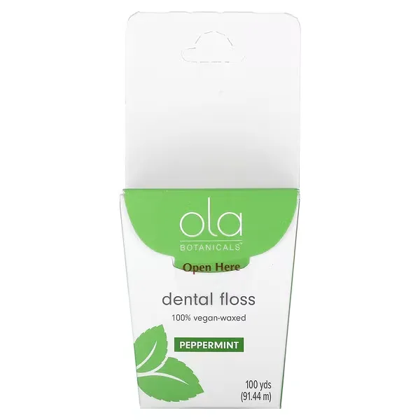 imgi_81_35 Dr. Mercola, Dental Floss, Peppermint, 100 yds (91.44 m) - Image 1