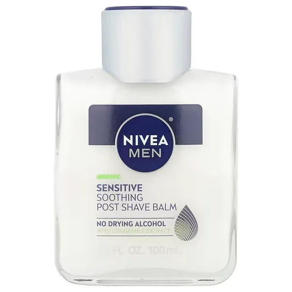 imgi_81_37 Nivea, Men, Soothing Post Shave Balm, Sensitive, 3.3 fl oz (100 ml) - الصورة 1