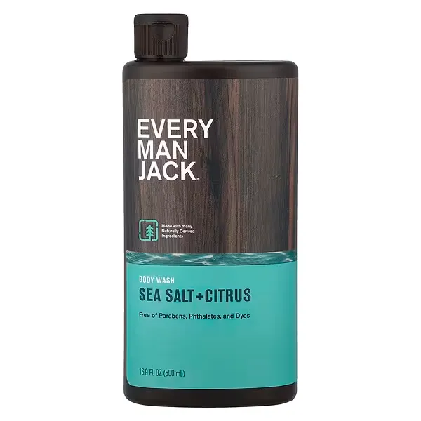 imgi_81_40 Every Man Jack, Body Wash, Sea Salt + Citrus, 16.9 fl oz (500 ml) - Image 1