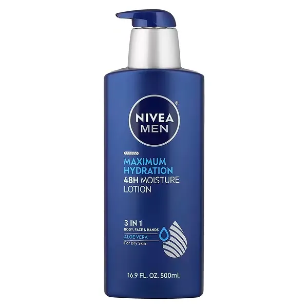 imgi_81_54 Nivea, Men, Maximum Hydration, 48H Moisture Lotion, For Dry Skin, 16.9 fl oz (500 ml) - الصورة 1