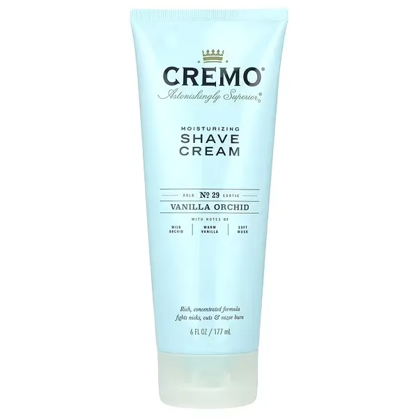 imgi_81_8 Cremo, Shave Cream, Vanilla Orchid, 6 fl oz (177 ml) - الصورة 1