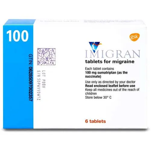 imgi_8_image Imigran 100 mg 6 Tablets - Image 1