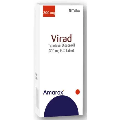 imgi_8_image Virad 300 mg Tenofovir Disoproxil Tablets 30 Count - Image 1
