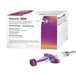 Entyvio 108 mg vedolizumab pre‑filled pens × 2 (refrigerated)