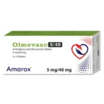 Olmevasc 40 mg Olmesartan / 5 mg Amlodipine Tablets 30 Count