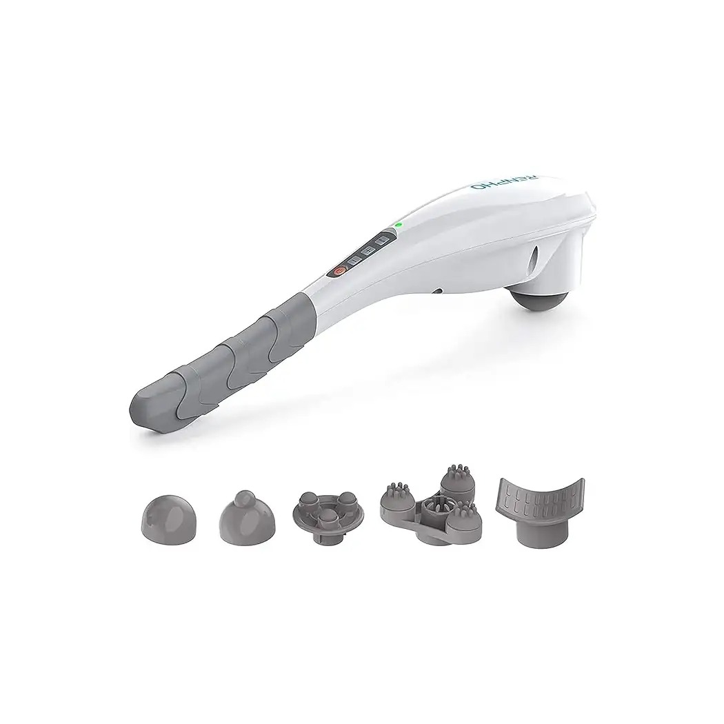 imgi_93_103460632_ae22ce19f70d15487_19449 Renpho Cordless Hand Held Massager Wire Charged White - الصورة 1