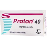 Proton 40 mg Pantoprazole 28 Tablets