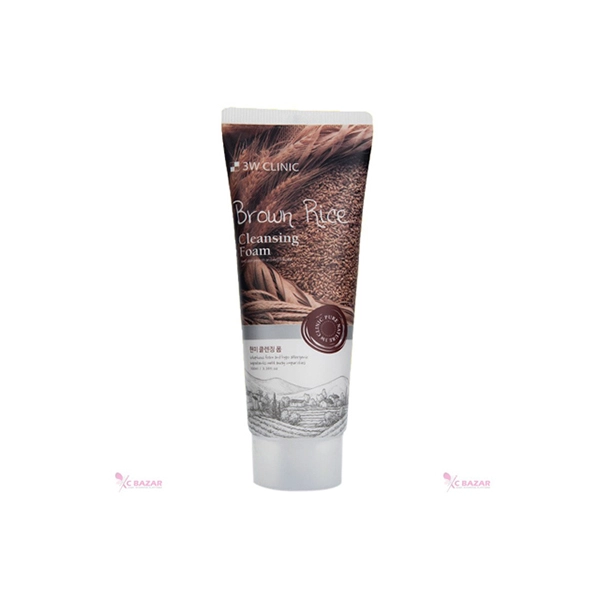 3W Clinic Brown Rice Cleansing Foam 100 ml 3W Clinic Brown Rice Cleansing Foam 100 ml - Image 1
