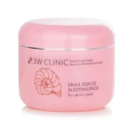 3W Clinic Snail Mucus with Hyaluronic Acid Facial Mask,Before Sleep 100ml
