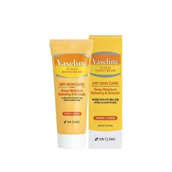كريم اليد 3W Clinic Vaseline Acacia 150 مل كريم اليد 3W كلينيك فازلين اكاسيا 150 مل - الصورة 1