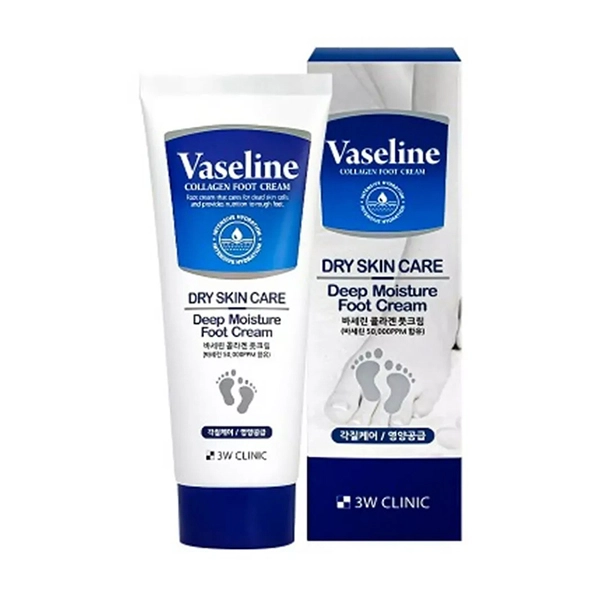 3W Clinic Vaseline Collagen Foot Cream 150ml 3W Clinic Vaseline Collagen Foot Cream 150ml - Image 1