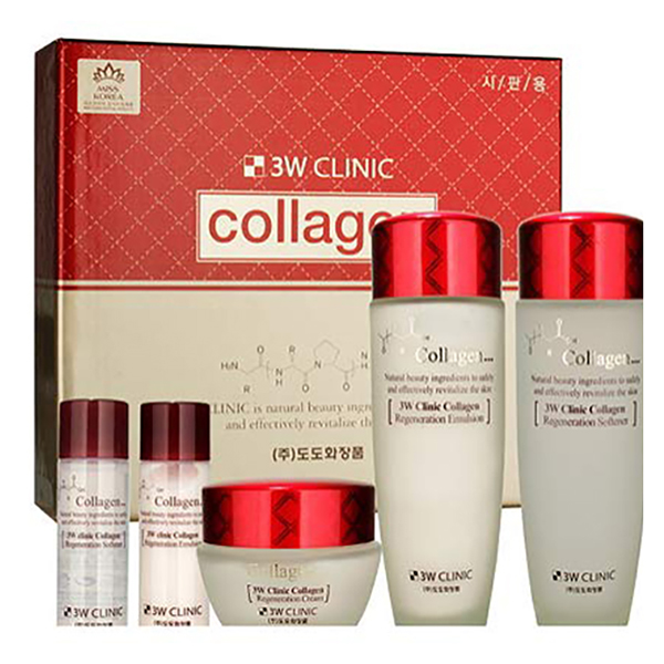 Version 1.0.0 مجموعة 3W كلينيك للعناية بالبشرة من كريم الكولاجين لتجديد البشرة وإصلاحها - الصورة 1