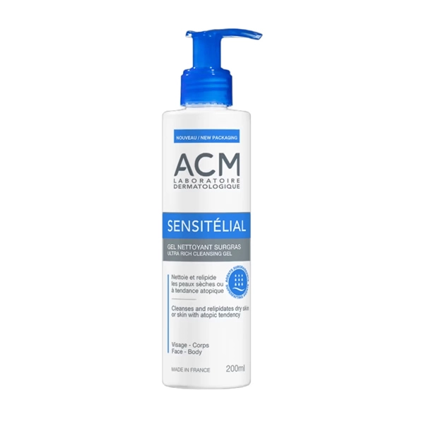 ACM Sensitelial Facial Cleansing Gel 200ML ACM Sensitelial Facial Cleansing Gel 200ML - Image 1