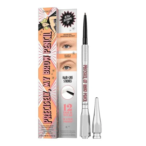 Benefit Brow Pencil Precisely Deep Warm Brown - 0.08 G قلم حواجب بينيفيت بريسيسلي ماي براو درجة بني دافئ عميق 0.08 غ - الصورة 1