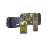 Bvlgari Gift Set Man Wood Essence 3PCS  For Men Eau de Parfum, 100 ML + Aftershave Balm 100 ML + Pouch - Image 3