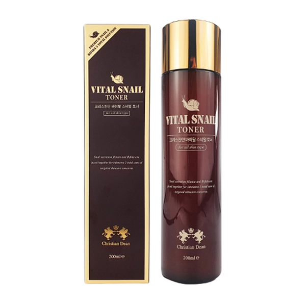 تونر Christian Dean Vital Snail، 200 مل تونر كريستيان دين فيتال الحلزون، 200 مل - الصورة 1