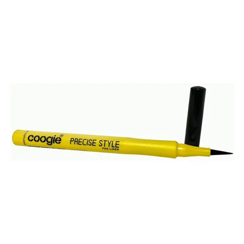 Coogie precise long lasting pen liner #01 black - 1ML قلم تحديد عيون من كوجي دقيق وثابت #01 أسود 1 مل - الصورة 1