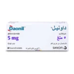 Daonil 5 mg Glibenclamide 30 Tablets