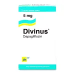 Divinus 5 mg Dapagliflozin 30 Tablets