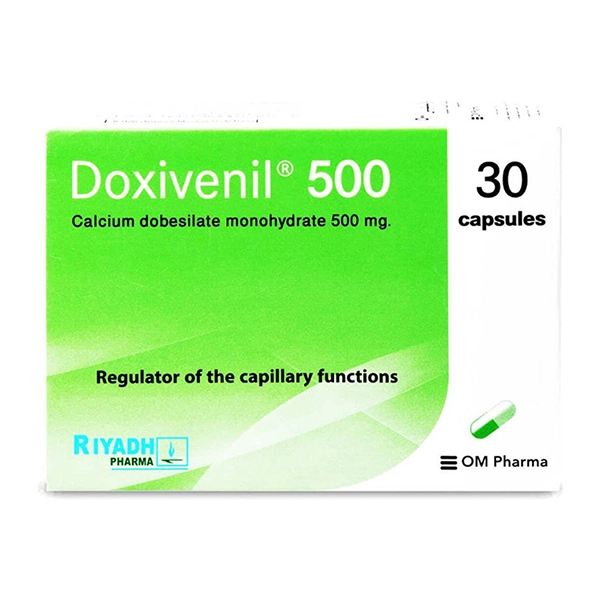 Doxivenil Diosmin 500 mg 30 Capsules Doxivenil Diosmin 500 mg 30 Capsules - الصورة 1