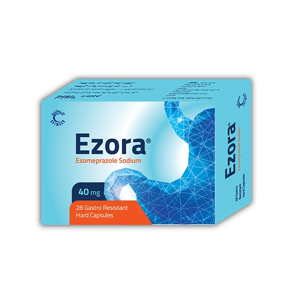 Ezora 40 mg Esomeprazole 28 Capsules Ezora 40 mg Esomeprazole 28 Capsules - Image 1