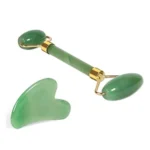 Facial Roller Natural Quartz Green Stone