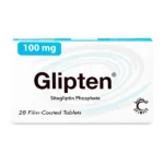 Glipten 100 mg Sitagliptin 28 Tablets
