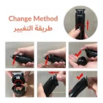⁦مجموعة كيمي للعناية الشخصية 11 في 1 ماكينة تشذيب الشعر، ماكينة قص الشعر، ماكينة حلاقة للرجال، KM 600⁩ - الصورة ⁦6⁩