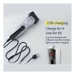 Kemei 3-in-1 Multifunctional Men Electric Reciprocating Shaver Hair Trimmer Rechargeable 1427 - Image 3