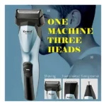 Kemei 3-in-1 Multifunctional Men Electric Reciprocating Shaver Hair Trimmer Rechargeable 1427 - Image 4