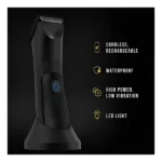 Kemei Professional Body Hair Trimmer For men , Waterproof With LED Light , Km 1838 - Image 5